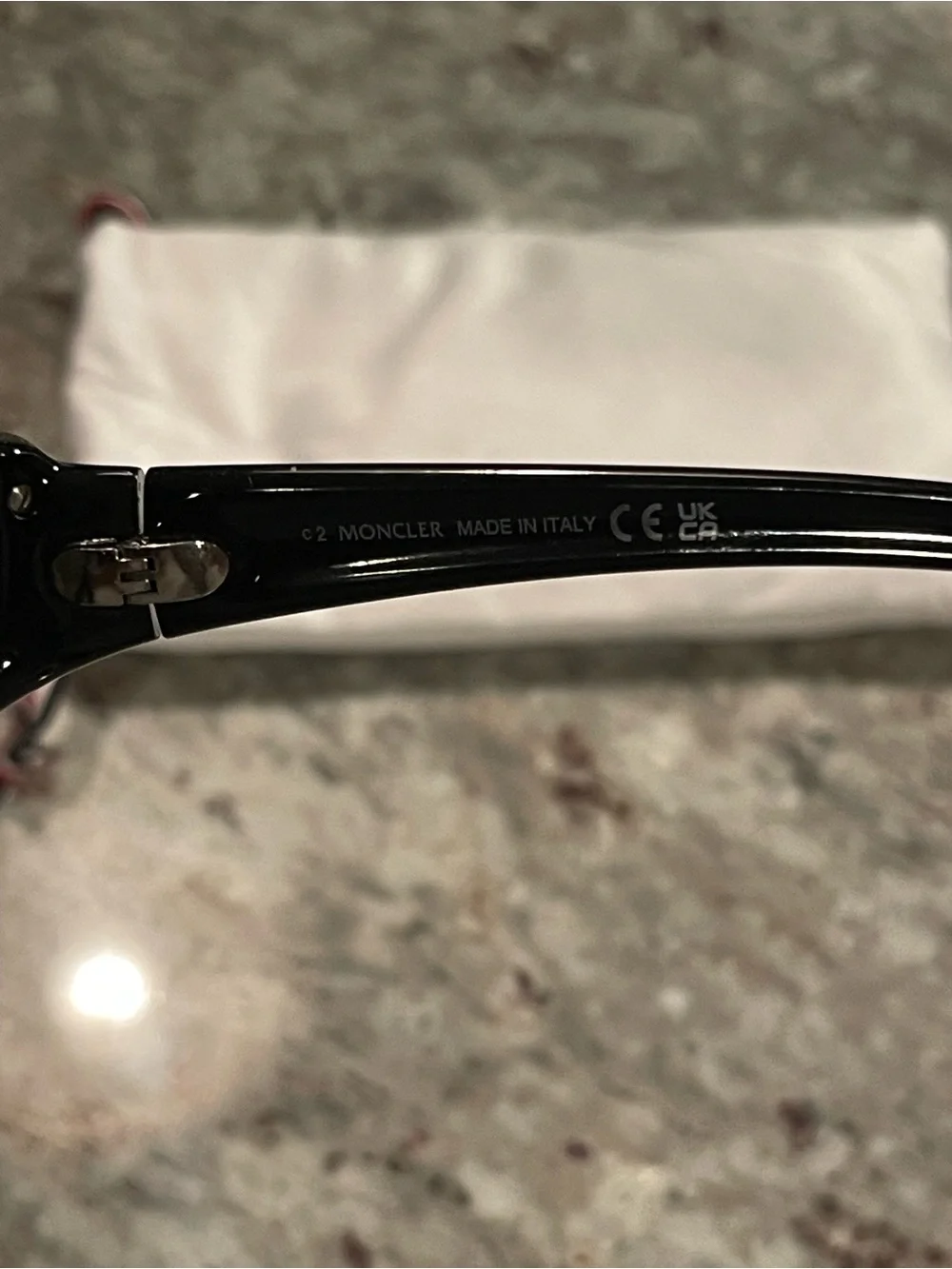 Moncler Black Shield-Style Sunglasses with Dark Smoke Lenses: ML0230-01A